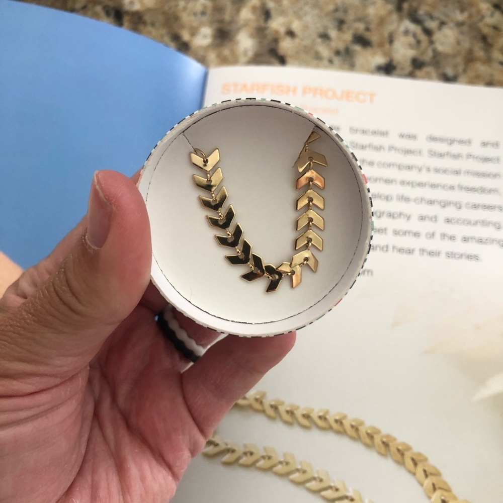14k gold plated bracelet